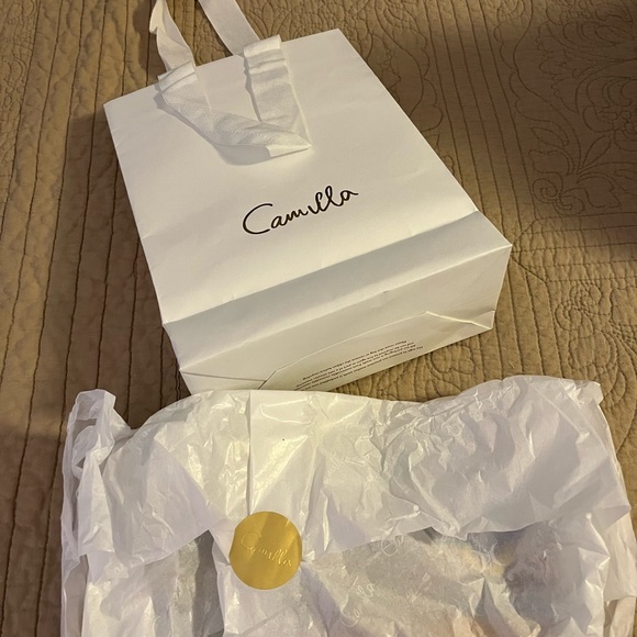 Camilla Catarina Spritz Silk Square Scarf - Picture 6 of 10